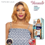 Vanessa Synthetic Top Middle C-Part Swissilk Lace Front Wig - TOPS MC LILIA